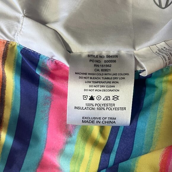 Sunice Maci Climaloft Lightweight Thermal Reversible Vest White/Multicolored - Picture 10 of 15